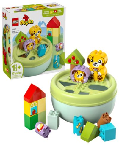 LEGO® DUPLO Shape Sorter: Puppy House 10441 Toy Building Set, 17 Pieces
