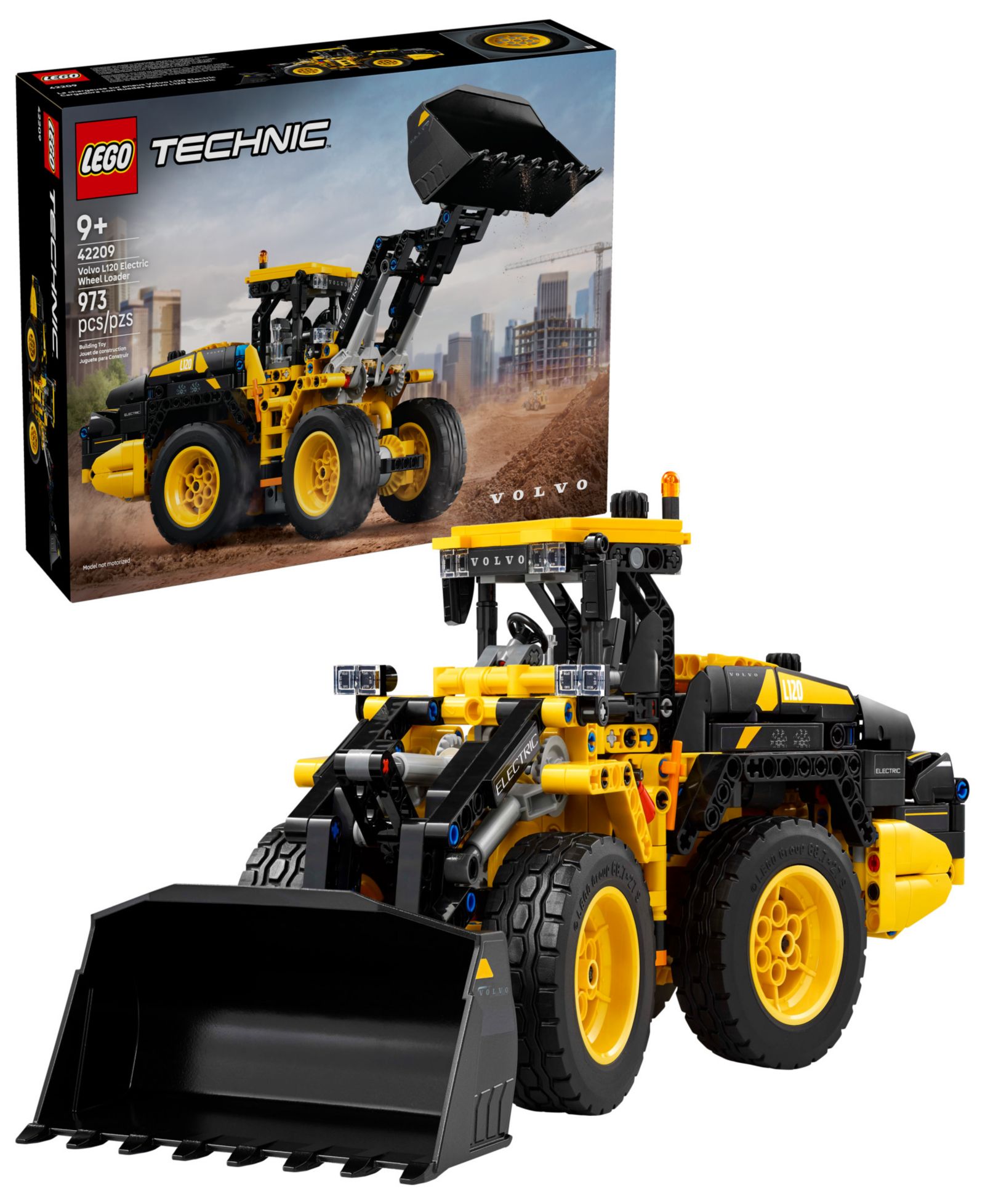 LEGO® Technic Volvo L120 Electric Wheel Loader 42209, 973 детали