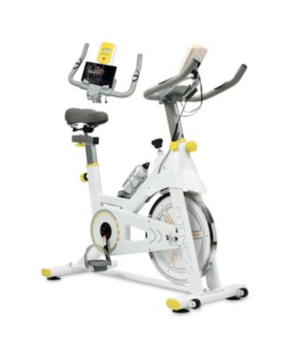 Streamdale Furniture Домашний велотренажер с мягким сиденьем Yellow+White