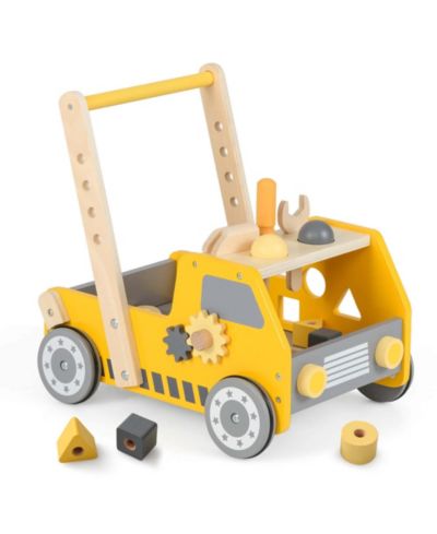 Деревянная каталка Costway 2-In-1 Montessori
