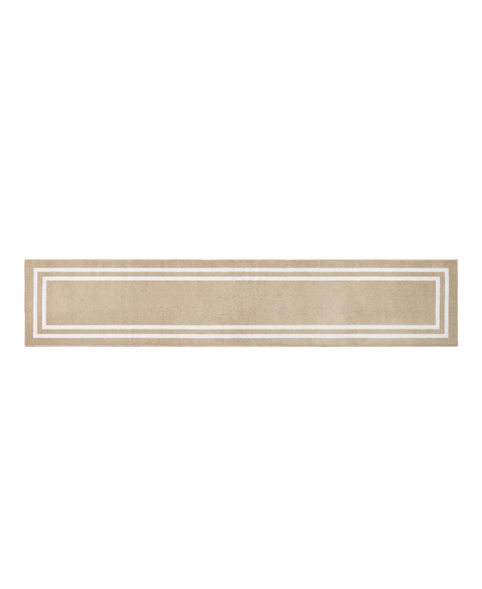Jean Pierre New York Double Line Border Tufted Runner Rug, 30" x 144"
