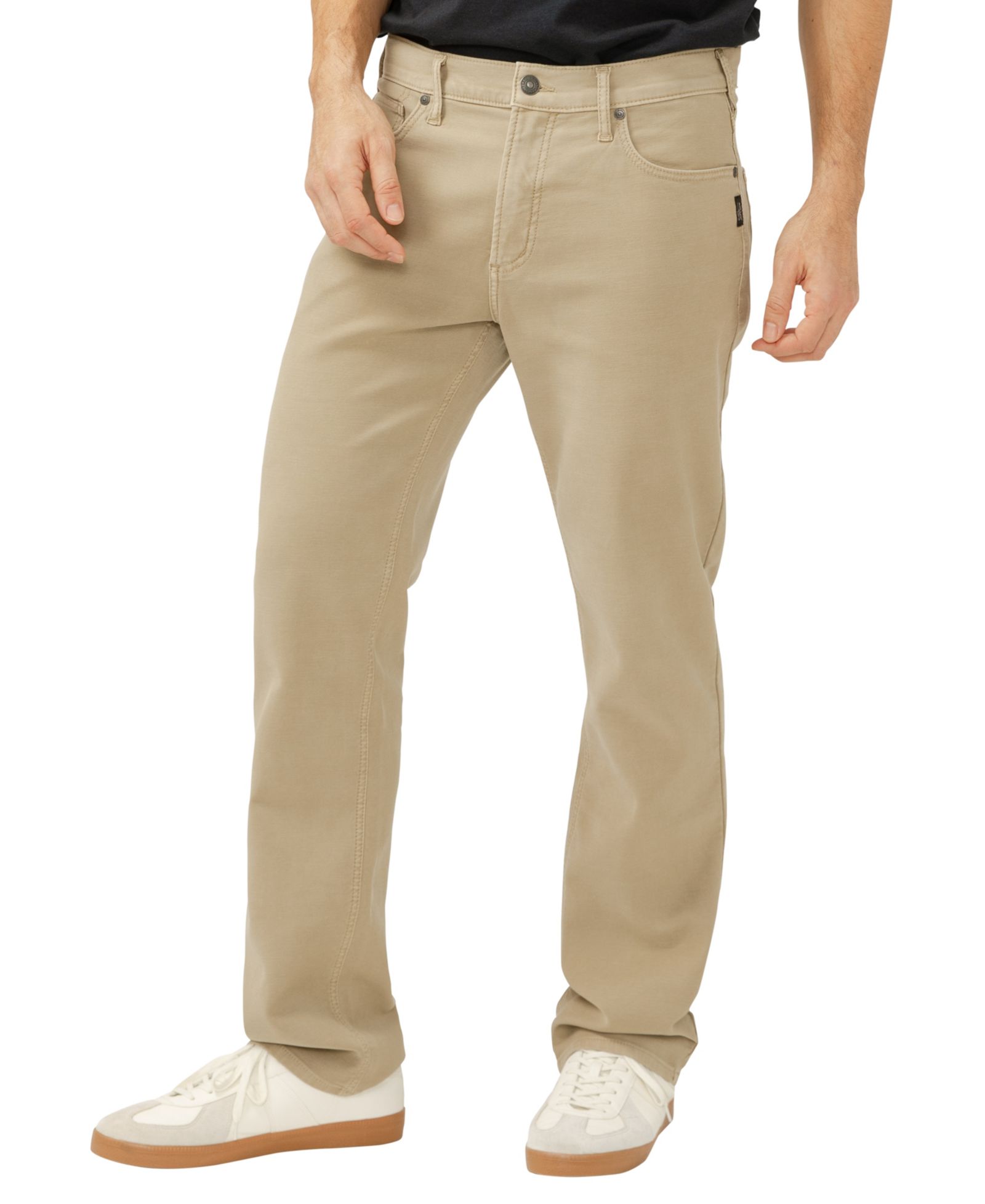 Silver Jeans Co. Мужские джинсы Grayson Classic-Fit Straight-Leg Knit Flex