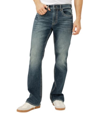 Silver Jeans Co. Men's Craig Classic Fit Bootcut Luxe Heritage Jeans