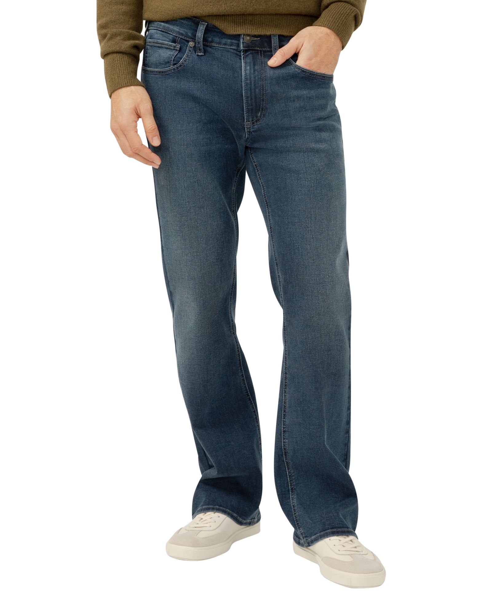 Мужские джинсы Silver Jeans Co. Zac Relaxed Fit Straight Leg