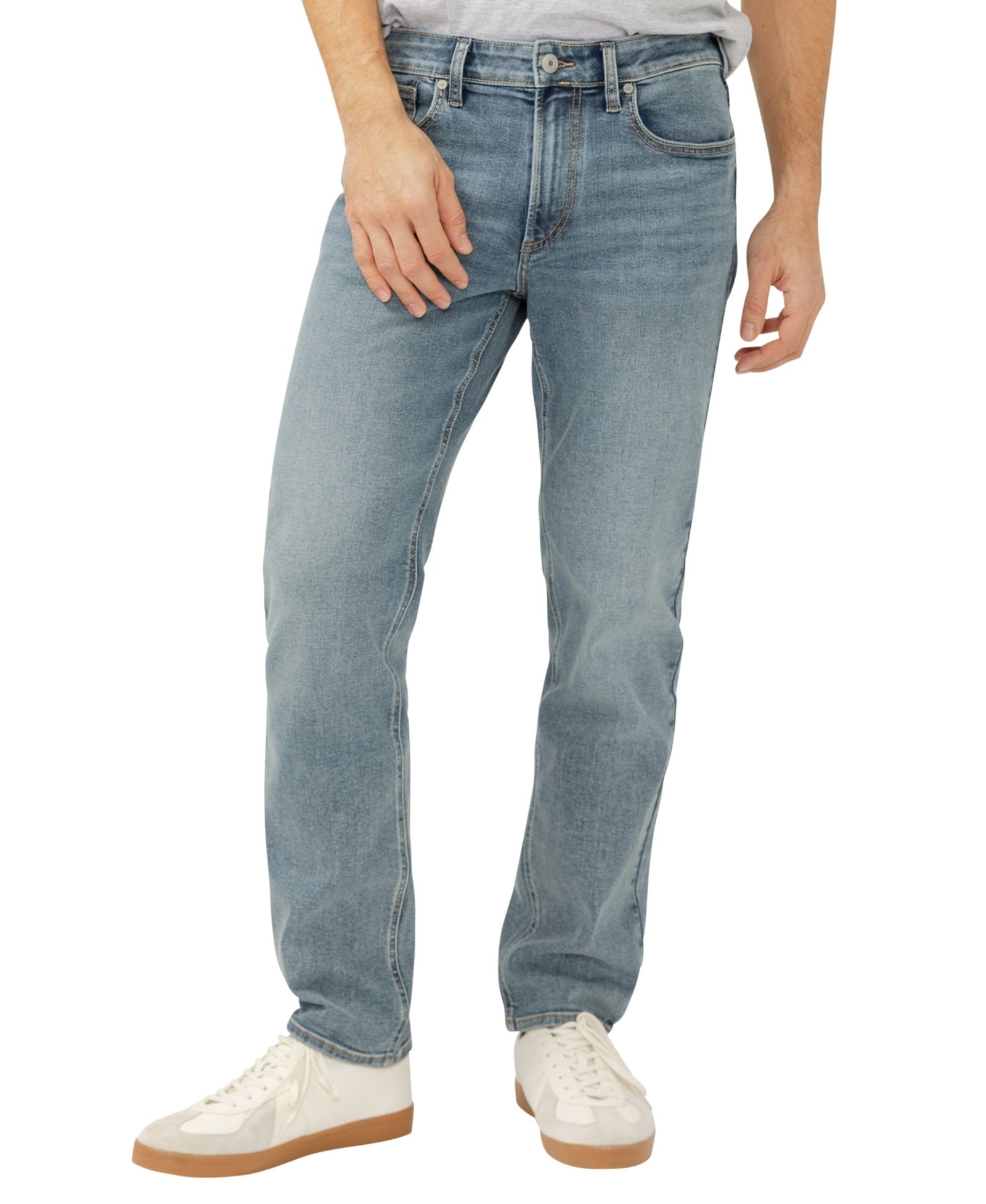 Мужские джинсы Silver Jeans Co. Eddie Classic Athletic Fit Tapered Leg