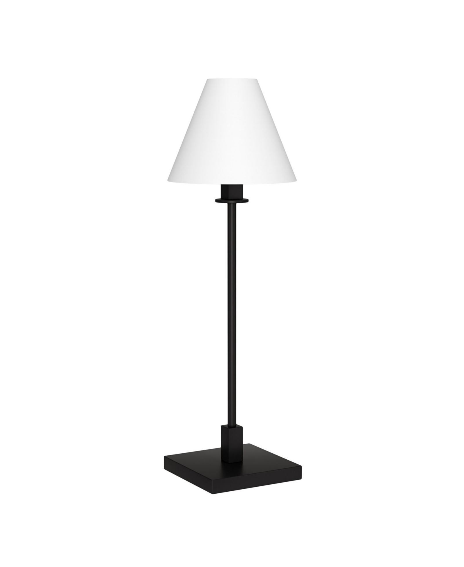 Hudson & Canal Clement 28" Metal Table Lamp with Fabric Shade
