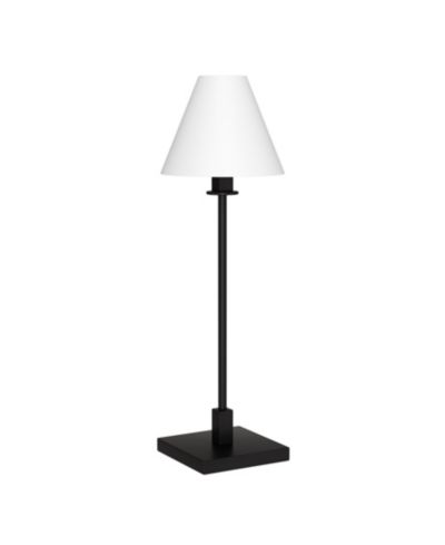 Настольная лампа Hudson & Canal Clement 28" металлическая с тканевым абажуром