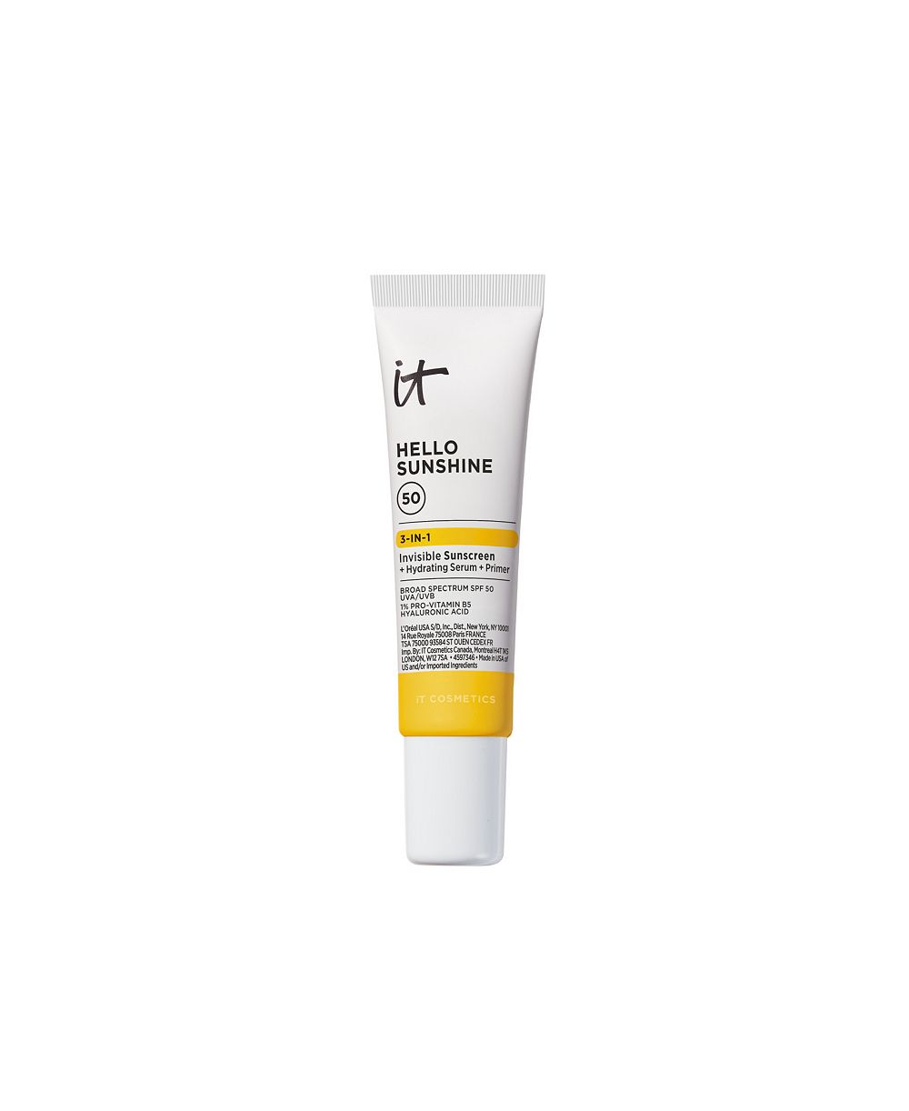 IT Cosmetics Hello Sunshine Invisible Face Sunscreen SPF 50- Travel Size