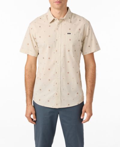 O'Neill Men's Shields Short Sleeve Dobby Standard Shirt
