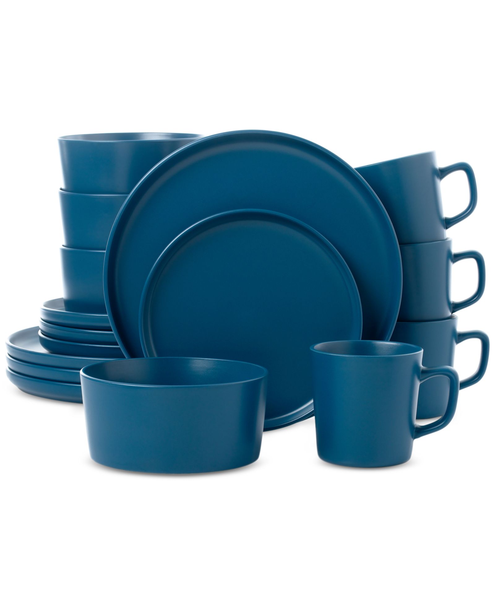 Набор посуды Lorren Home Trends Blue 16-Pc. Dinnerware Set