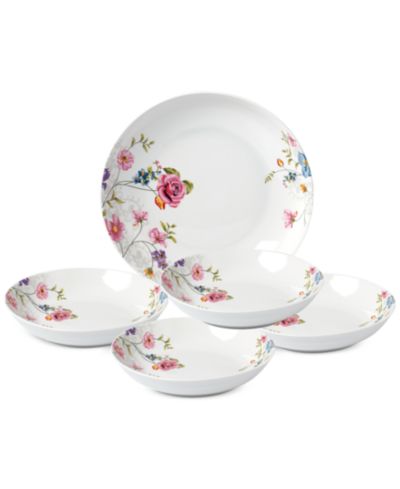 Набор из 5 мисок Lorren Home Trends Floral Pasta/All-Purpose