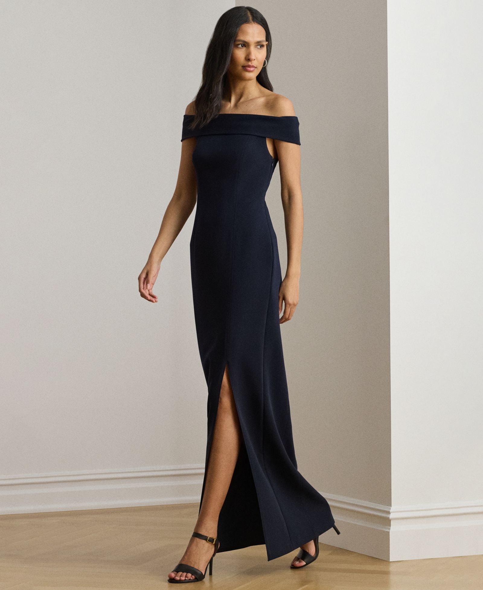 Lauren Ralph Lauren Платье Crepe Off-the-Shoulder