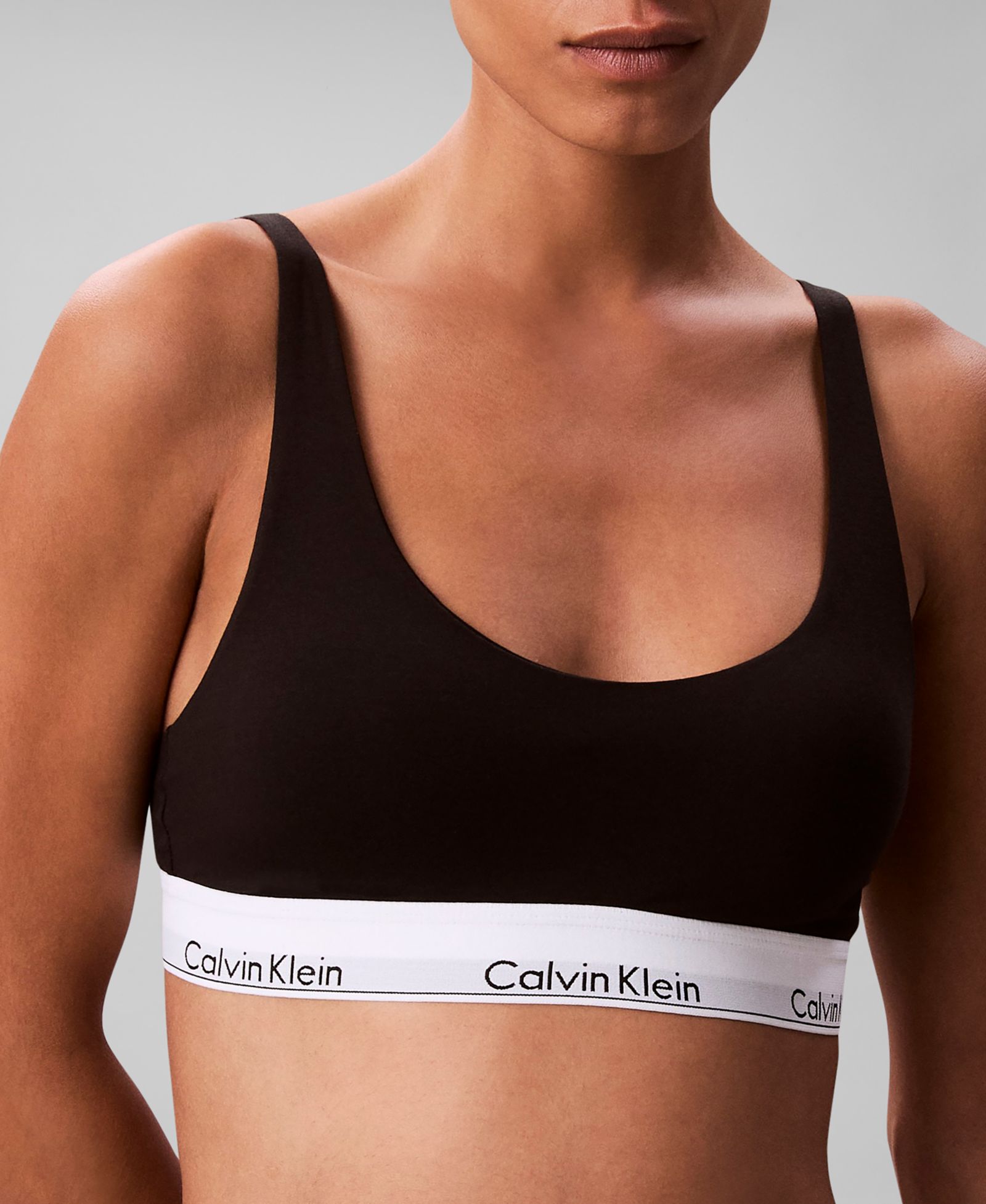 Calvin Klein Women's Icon Cotton Flexible-Fit Full-Coverage Bralette QF8503