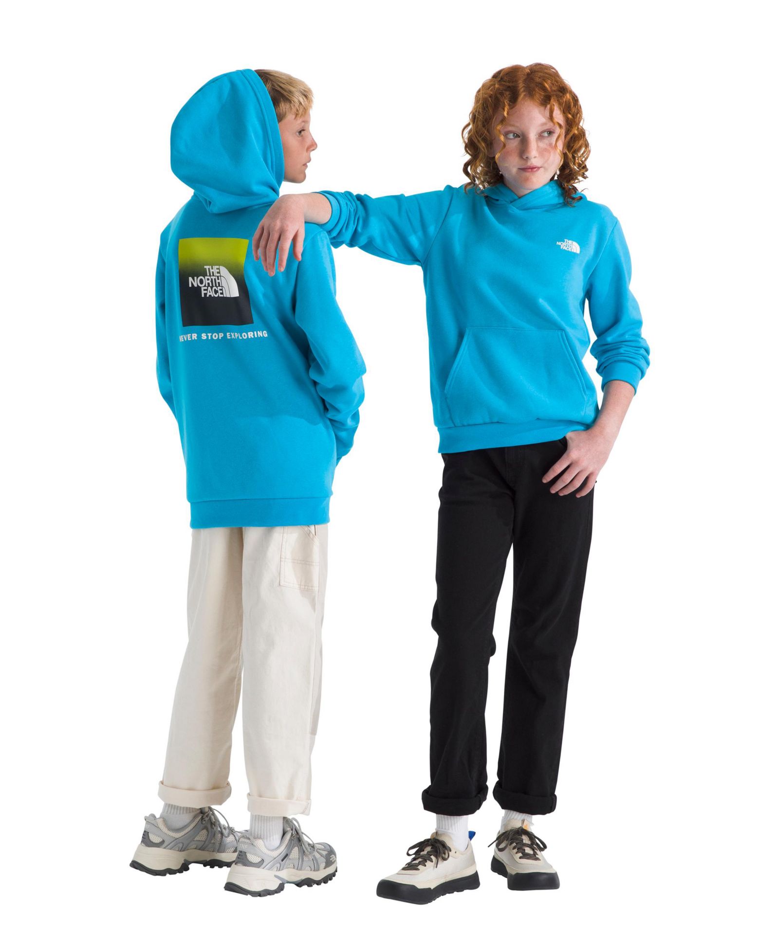 The North Face Boys' and Girls' 7-20 Evolution Box Pull-On Hoodie