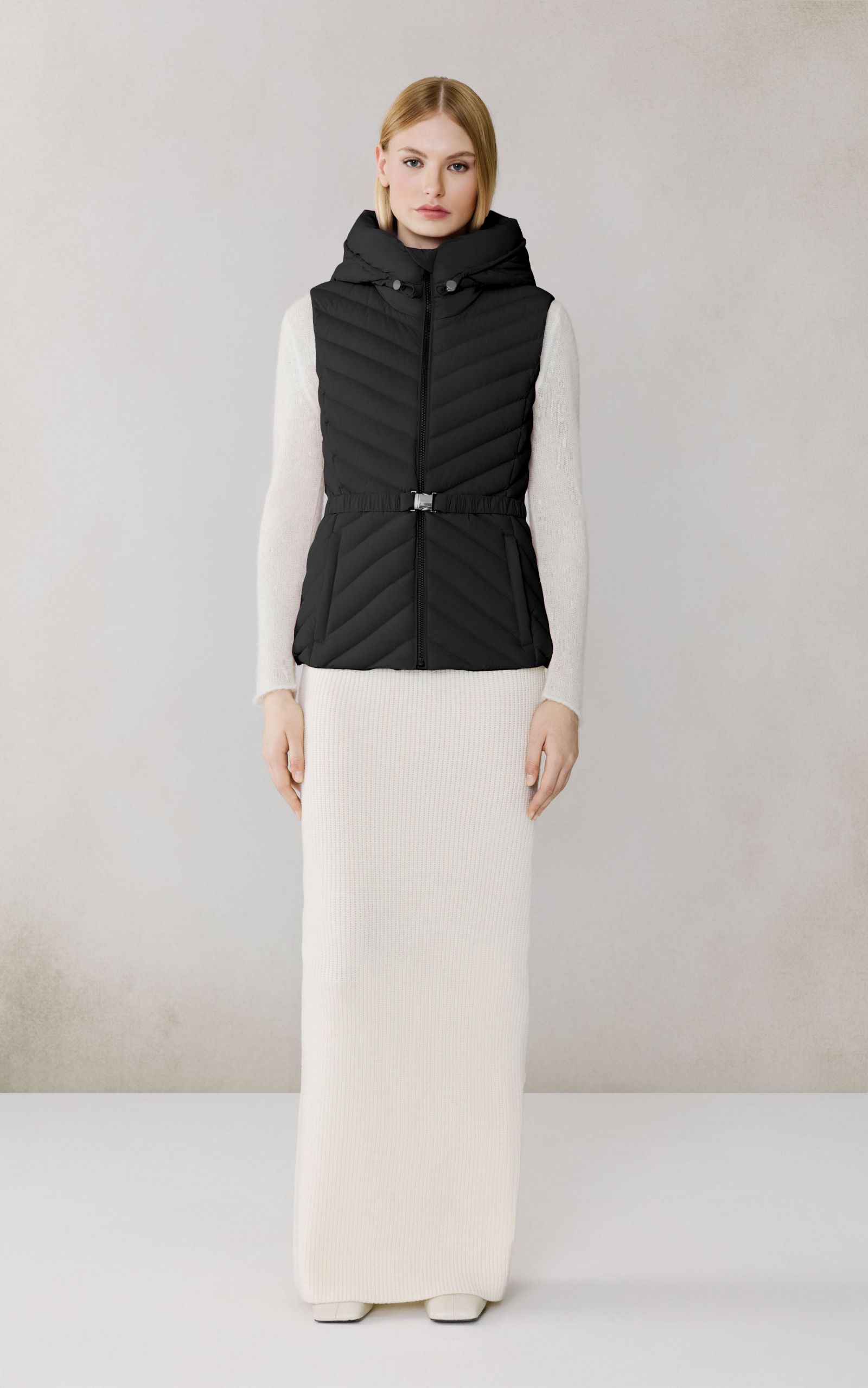 Женский жилет Soia & Kyo Estelle-Vest Stretch Down Belted