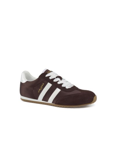 Dark brown leather