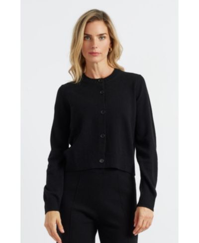 Chinti & Parker Women's Chinti and Parker Wool Cashmere Cropped Cardigan