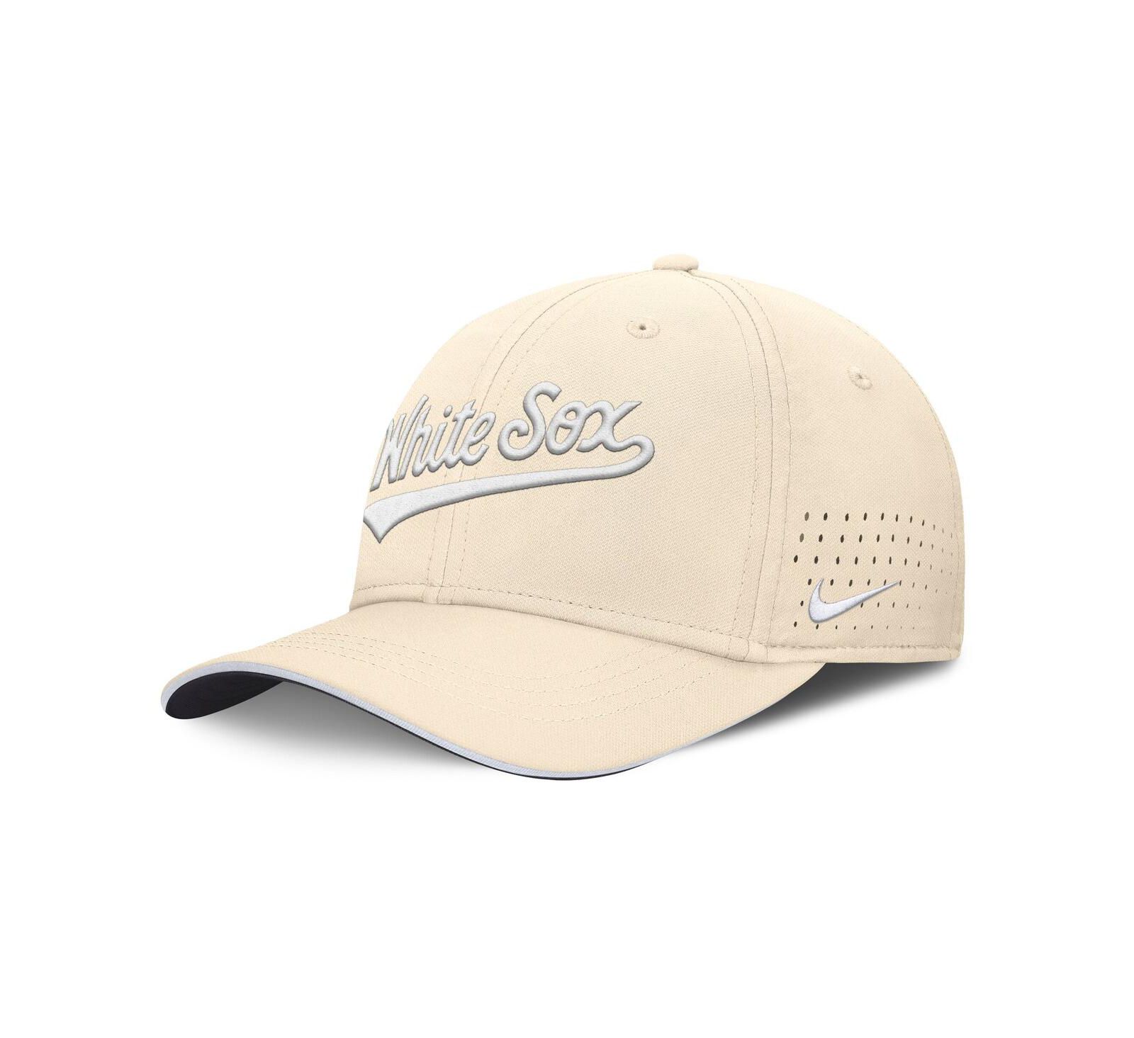 Мужская кепка Nike Cream Chicago White Sox Rise Performance Flex