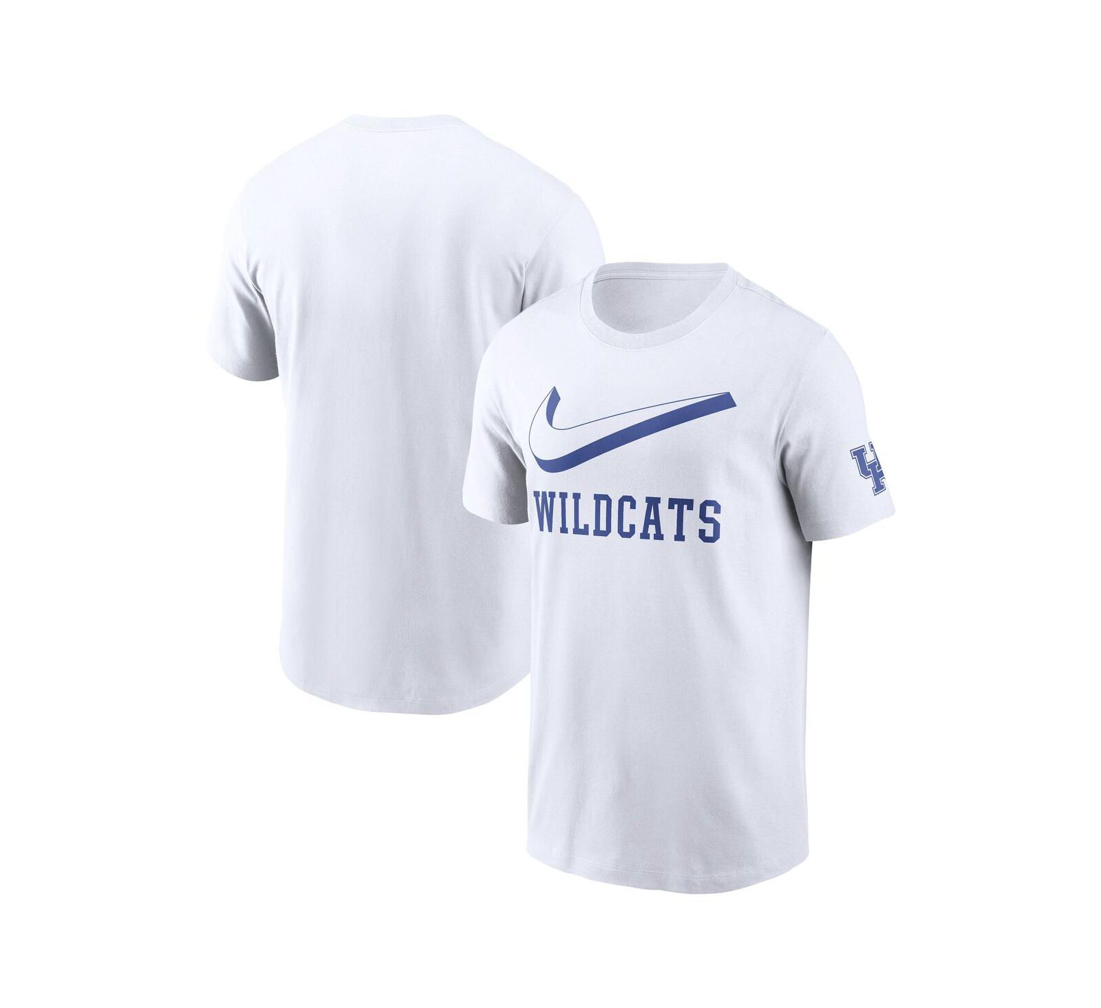 Nike Men's White Kentucky Wildcats Primetime 2-Hit Swoosh T-Shirt