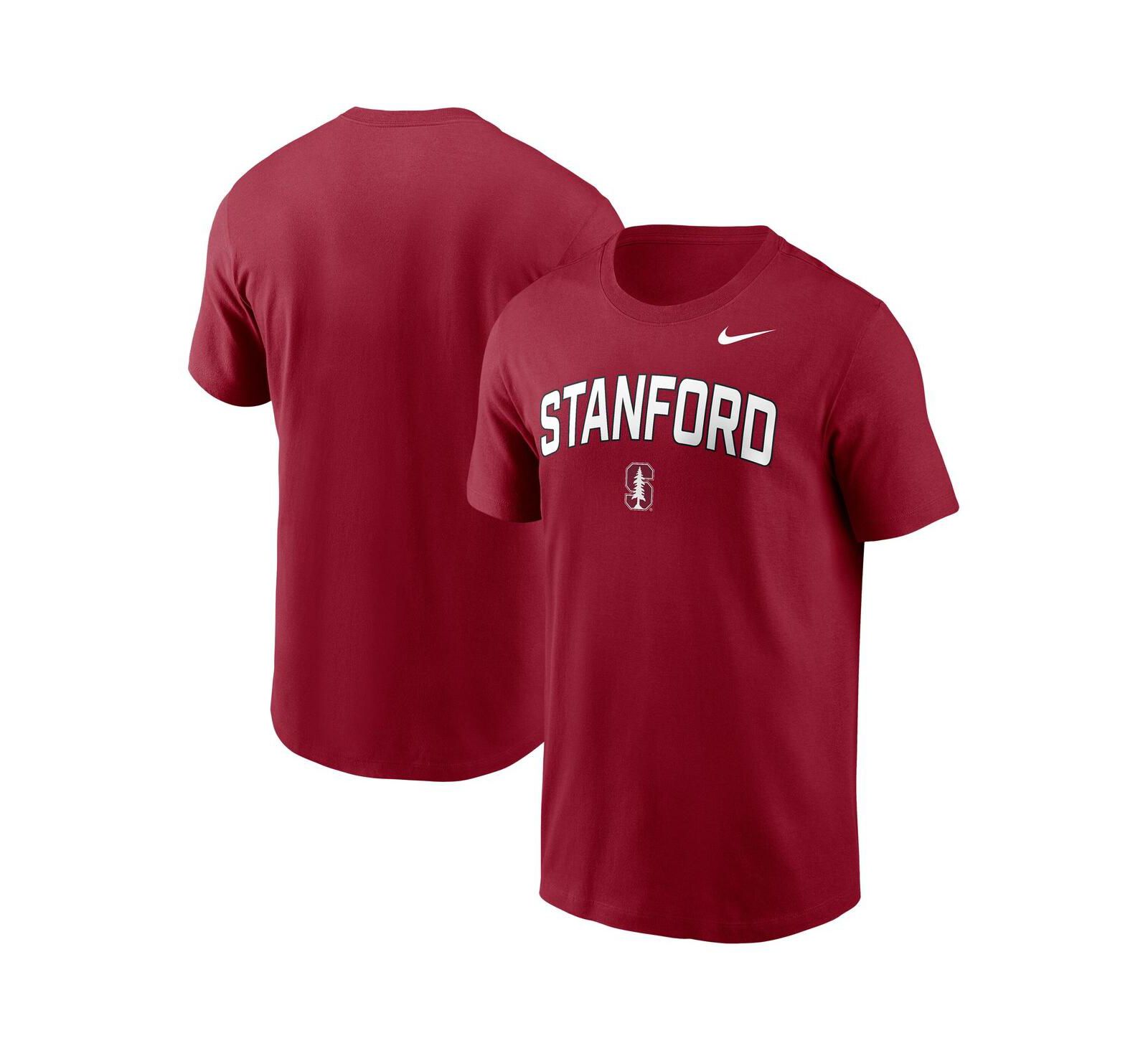 Nike Men's Cardinal Stanford Cardinal Primetime Arch Stack T-Shirt