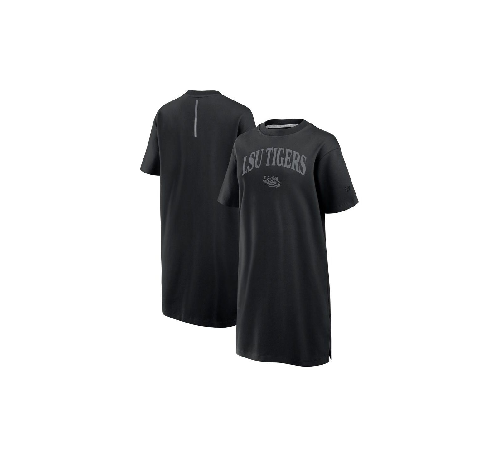 Женская футболка-платье Fanatics LSU Tigers Elements Go Tri-Blend, черная