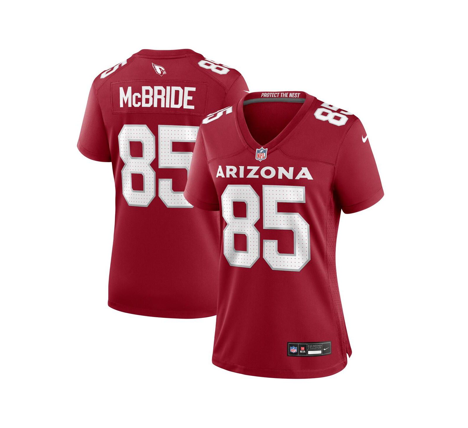 Nike Женская игровая джерси Trey McBride Cardinal Arizona Cardinals