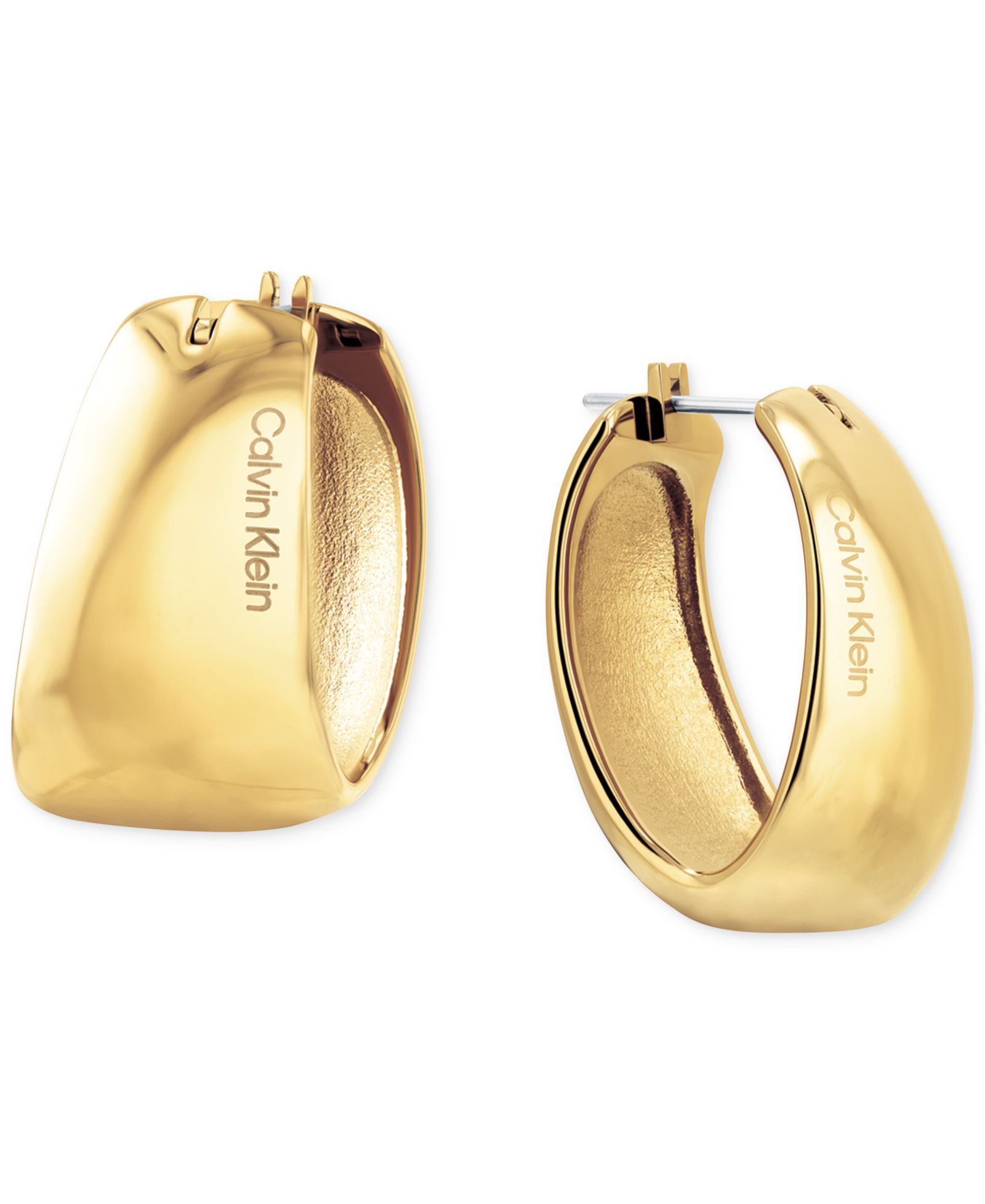 Calvin Klein Маленькие современные серьги-кольца Purity, 0.97"