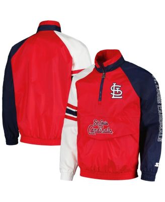 Мужская куртка Starter St. Louis Cardinals Elite Raglan Half-Zip