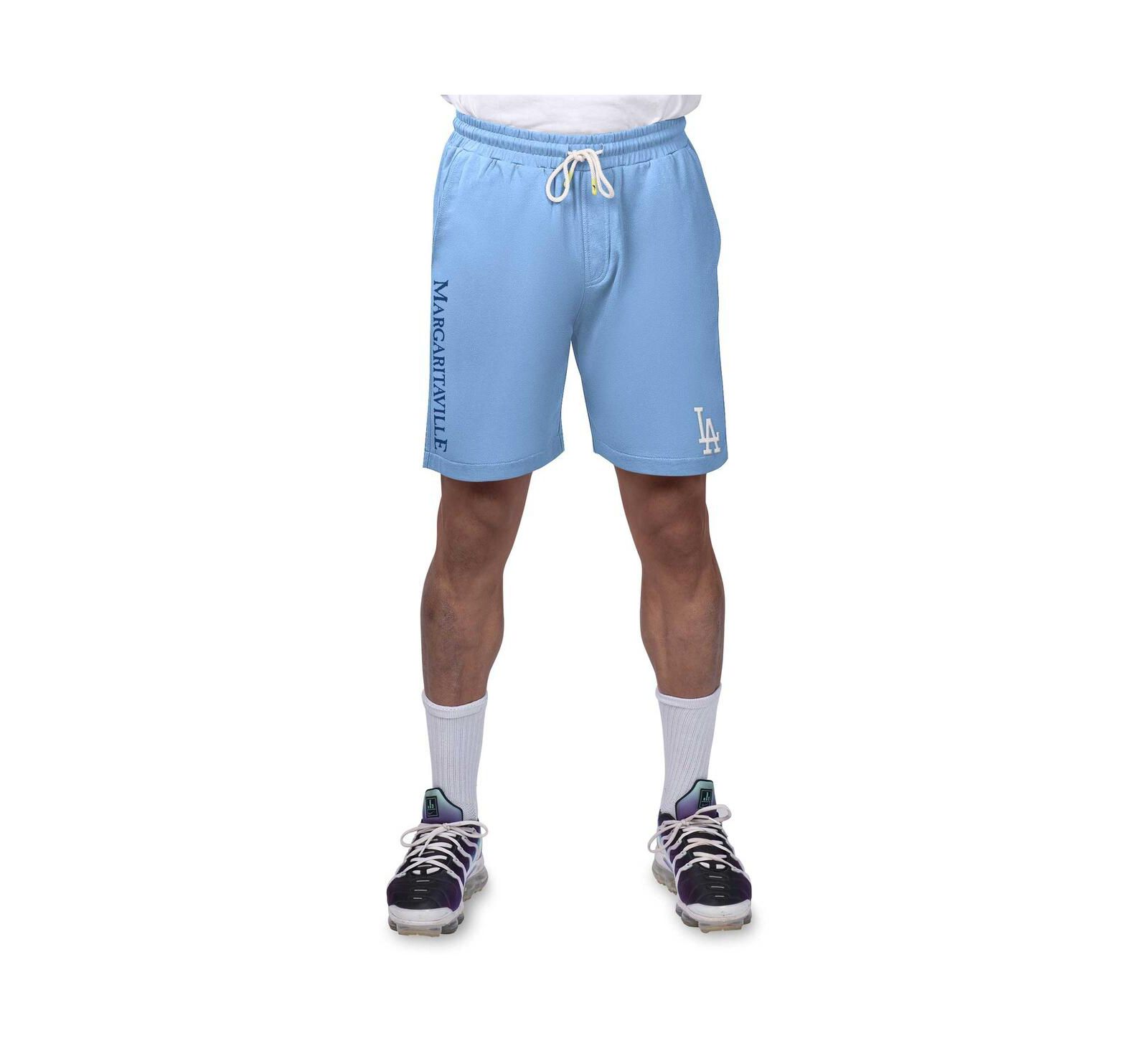Margaritaville Men's Light Blue Los Angeles Dodgers Peached French Terry Shorts