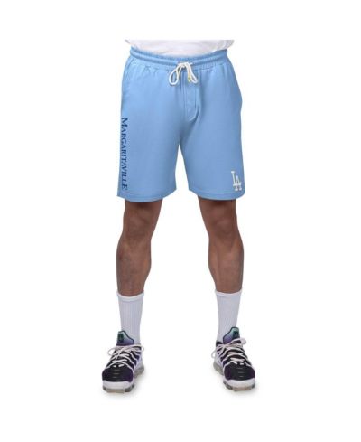Margaritaville Men's Light Blue Los Angeles Dodgers Peached French Terry Shorts