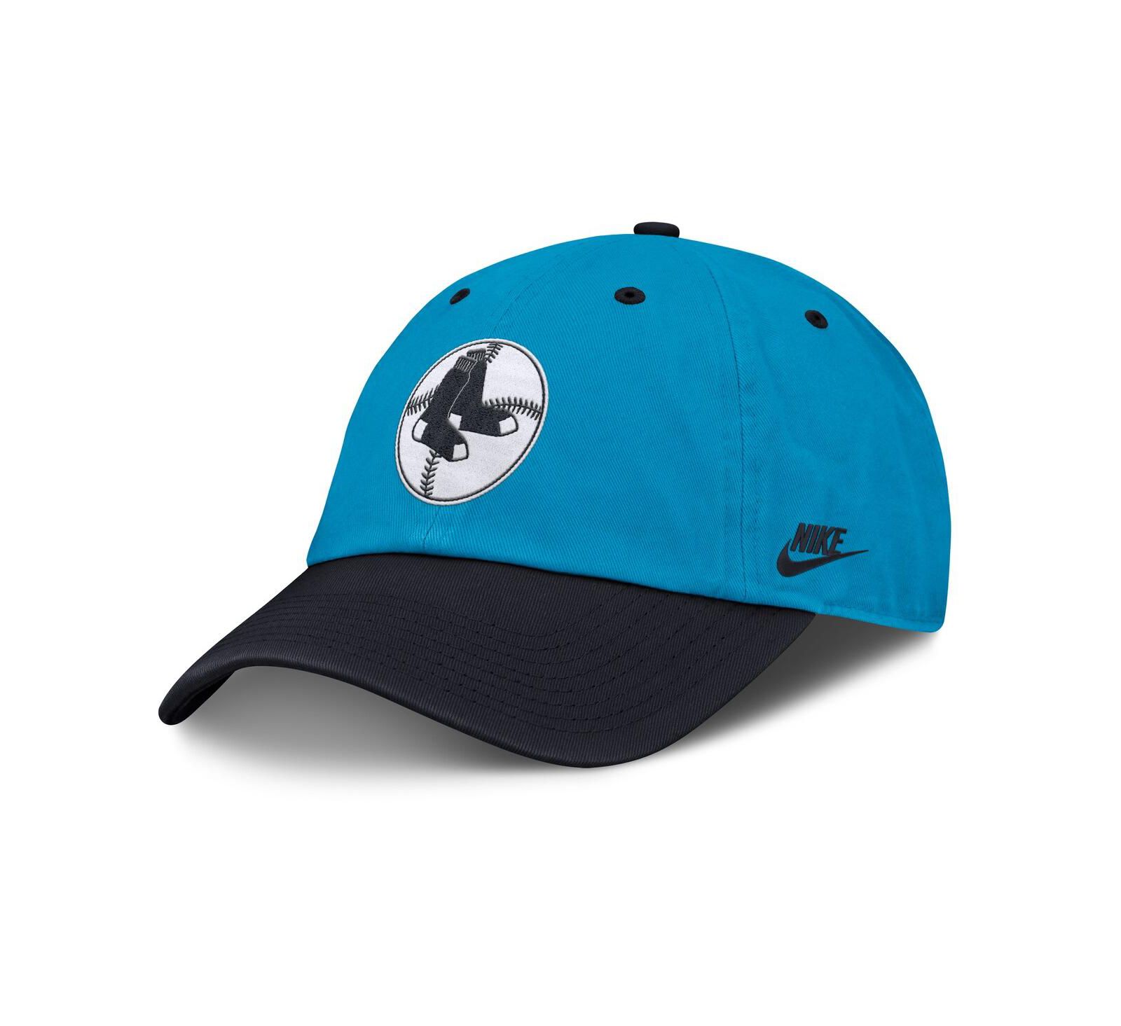 Nike Men's Blue/Navy Boston Red Sox Neon 90s Club Adjustable Hat