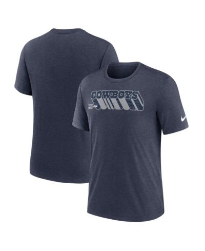 Nike Мужская футболка tri-blend Dallas Cowboys Heather Navy