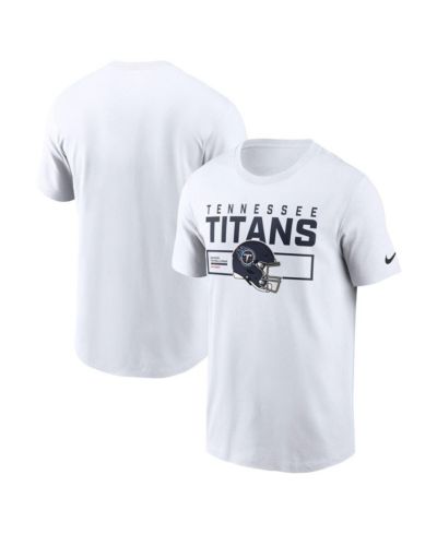 Мужская футболка Nike White Tennessee Titans Primetime Helmet Essential