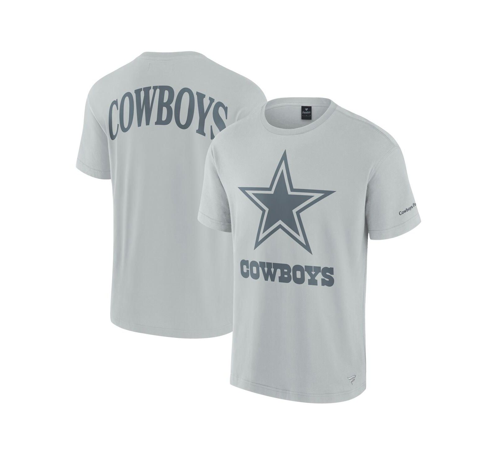 Fanatics Мужская и женская серая футболка Dallas Cowboys Elements Iconic
