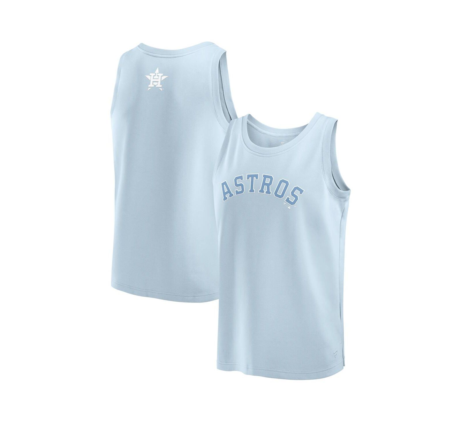 Fanatics мужской майка-алкоголичка Houston Astros Elements, светло-голубая