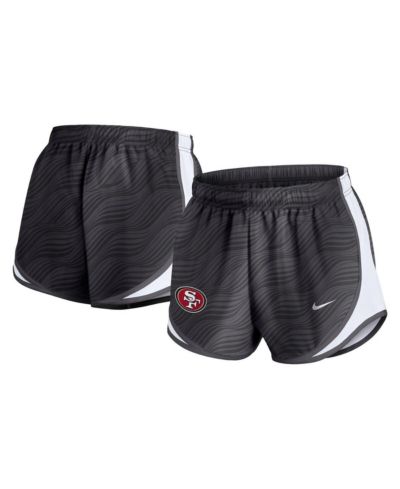 Nike Женские шорты для тренировок Anthracite San Francisco 49ers Tempo