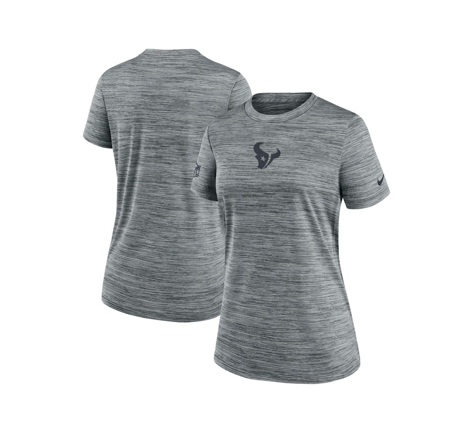 Nike Women's Gray Houston Texans Sideline Velocity Performance T-Shirt