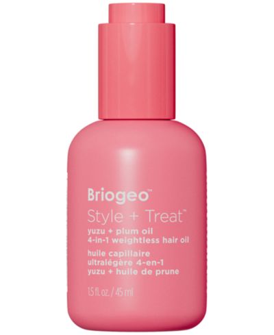 Масло для волос Briogeo Style + Treat Yuzu + Plum Oil 4-in-1 Weightless, 1.5 oz.