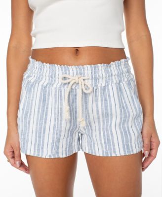 Roxy Women's Oceanside Striped Pull-On Shorts