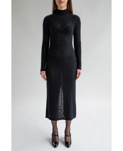 Женское трикотажное платье SSKEIN Margot Pointelle Lace Slim Knit
