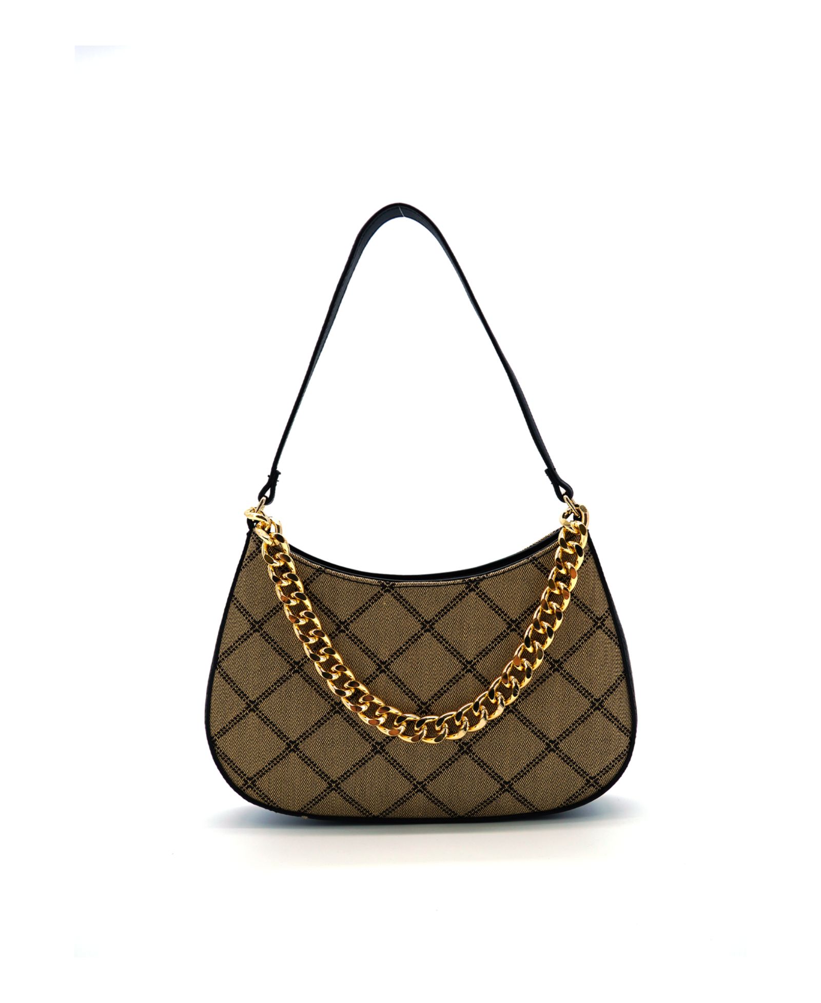 LIKE DREAMS Mira Gold Chain Shoulder Bag
