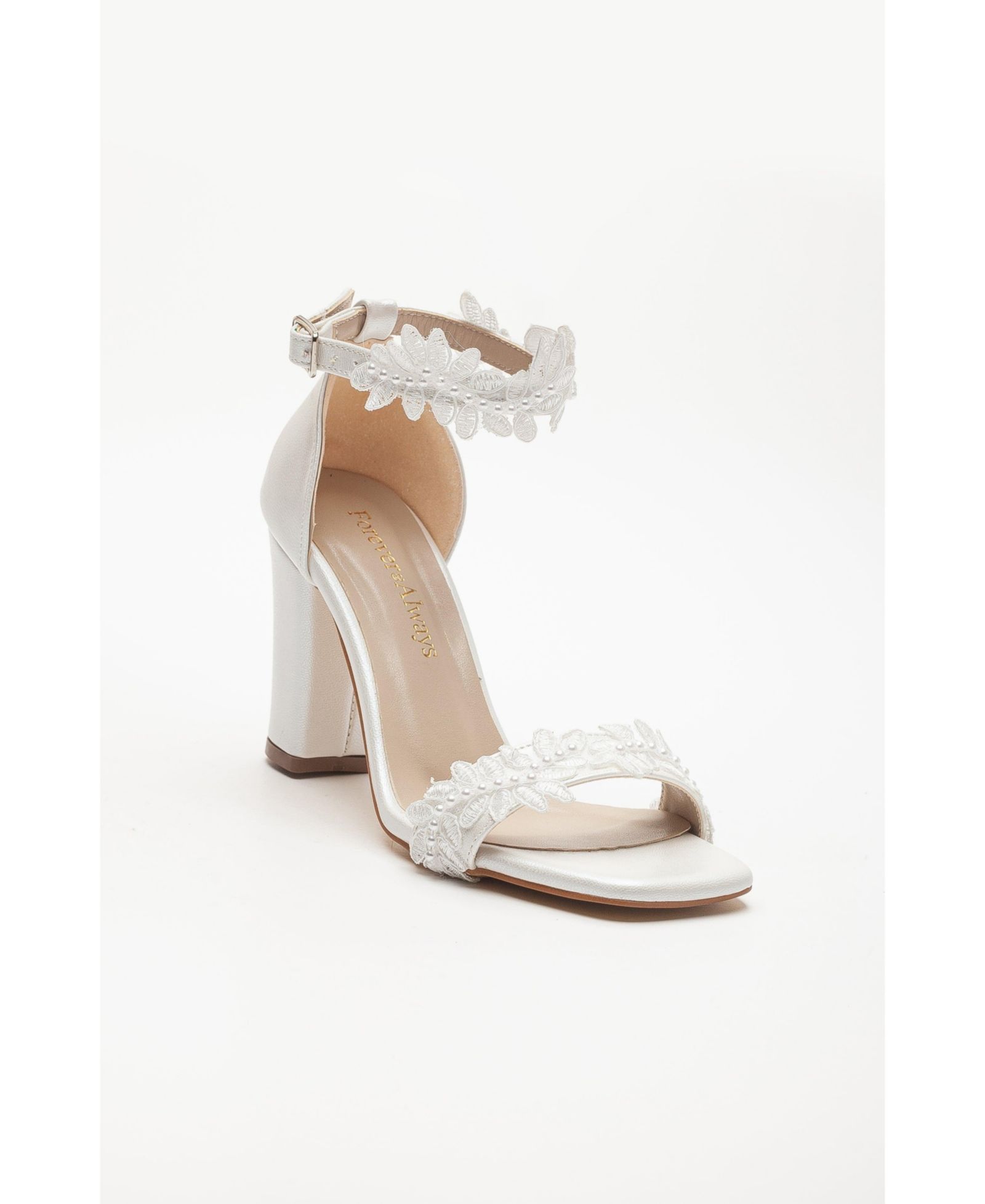 Женские свадебные сандалии Forever & Always Shoes Marlene Lace"},{"id