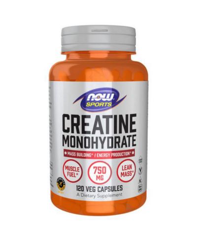 Креатин моногидрат Now Foods, 750 mg, 120 Caps