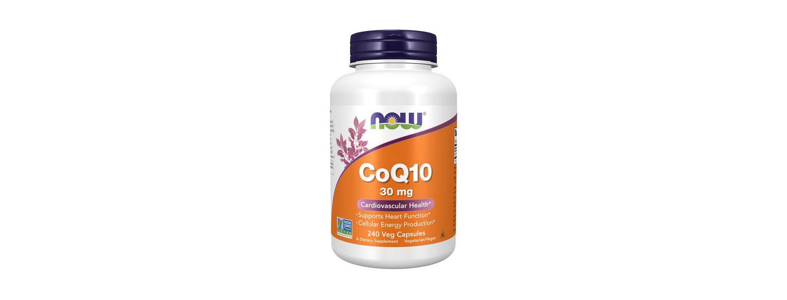 Добавка Now Foods CoQ10 30 Mg 240 Veg Caps