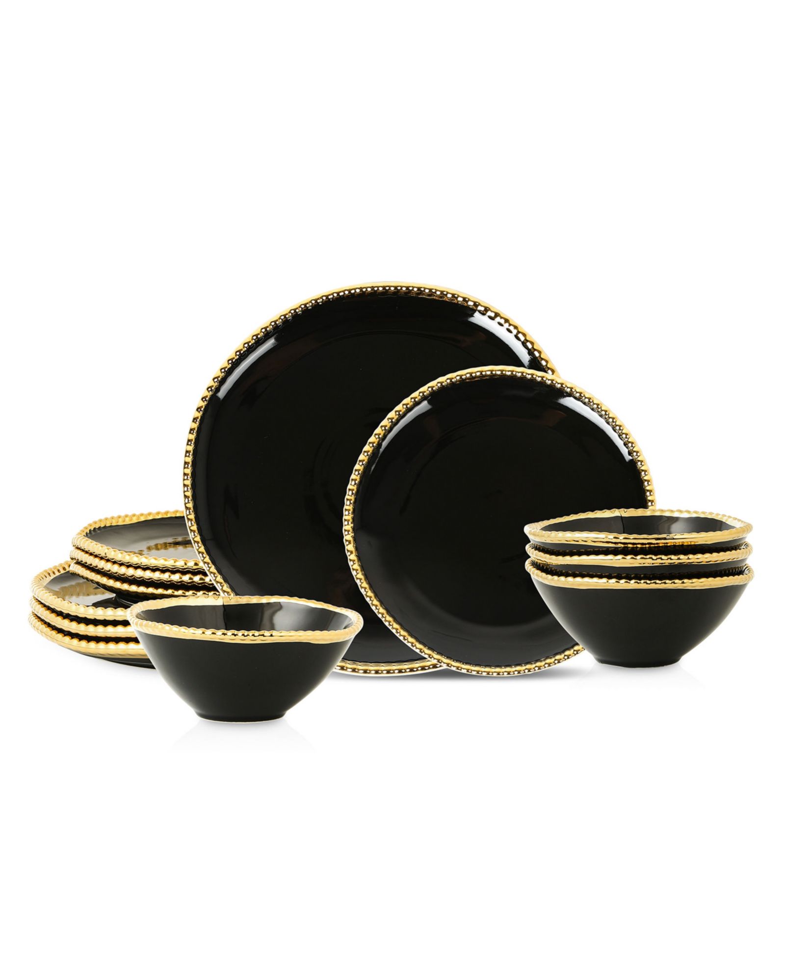 Christian Siriano Akoya 12 Pc. Dinnerware Set, Service for 4