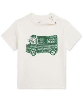 Polo Ralph Lauren Детская хлопковая футболка из джерси для мальчиков