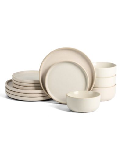 Earth & Clay Amber 12 Pc. Dinnerware Set, Service for 4