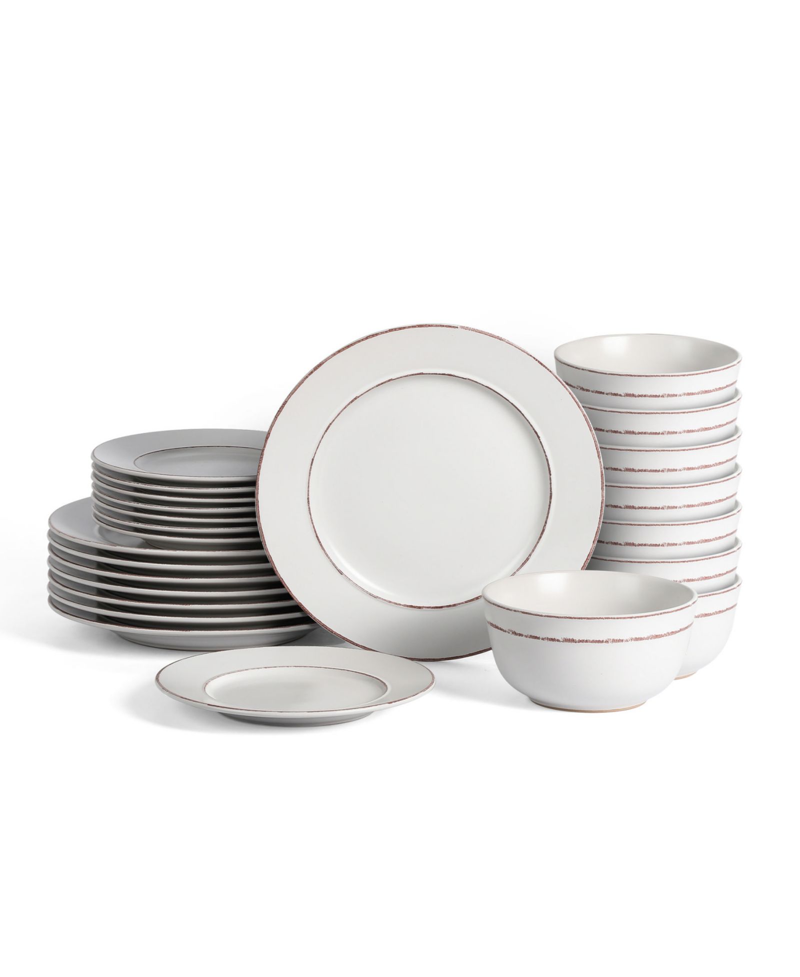 Набор посуды Earth & Clay Hazel 24 Pc. Dinnerware Set, Service for 8