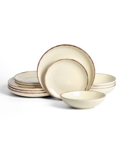 Earth & Clay Heath 12 Pc. Dinnerware Set, Service for 4