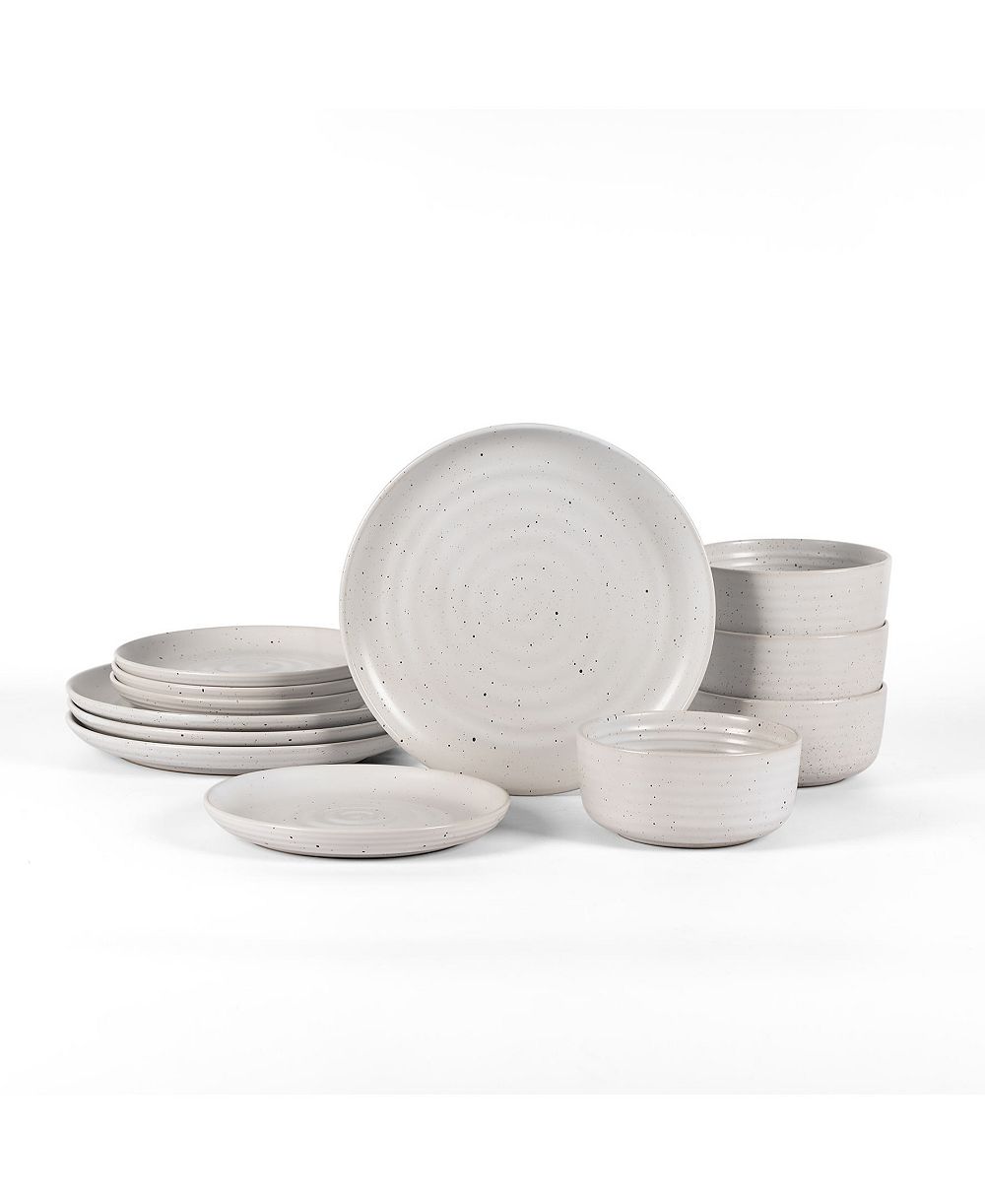 Earth & Clay Ion 12 Pc. Dinnerware Set, Service for 4